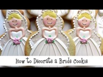 wedding photo - How To Decorate A Bride Cookie