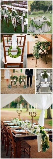 wedding photo - {It's In The Details} Inspired By Gorgeous Greenery In Wedding Details