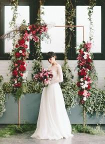 wedding photo - Botanical Ceremony Backdrop 