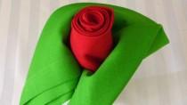 wedding photo - Napkin Folding - Rose