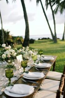 wedding photo - Stylish Hawaiian Wedding At White Orchid Beach House