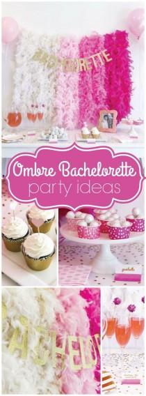 wedding photo - Ombre / Bachelorette "Ombre Obsession Bachelorette Party"