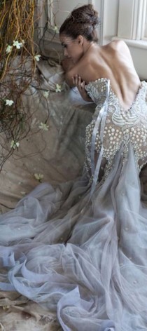wedding photo - Grey and Silver Stylish Dress