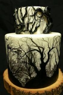 wedding photo - Halloween Guide 2013: 25 Wonderful, Creepy And Spooky Cake Ideas - Blog Of Francesco Mugnai
