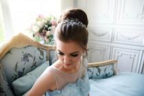 wedding photo - Bridal headpiece - Crystal Bridal headpiece - Bridal hair comb - Wedding headpiece - Jeweled headpiece