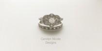 wedding photo - Antique Sapphire Engagement Ring