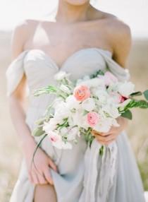 wedding photo - Grey Blue Bridal Inspiration