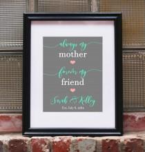 wedding photo - Mothers Day from Daughter Mother of the Bride Gift Mother Daughter Gift Mothers Day Gift from Daughter Gift from Mom Gifts from Daughter Art