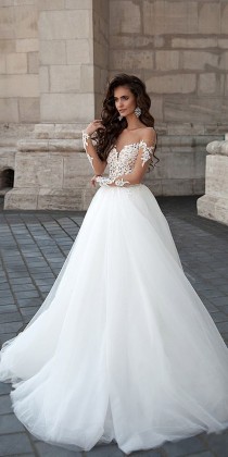 wedding photo - 50 Beautiful Lace Wedding Dresses To Die For