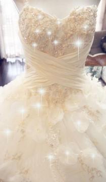 wedding photo - Princess Ball Gown Wedding Dress Sweetheart