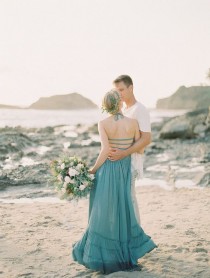 wedding photo - Coastal Engagement 