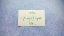 wedding photo - Calligraphy Service Place Cards Escort Cards - Handwritten for Modern Weddings 