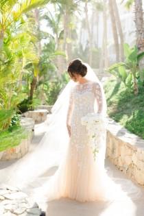 wedding photo - Paradise Found: Romantic Tropical Wedding In Mexico