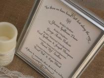 wedding photo - Memorandum Sign - For those we have loved and lost along the way, a flame to remember them burns here today, NO Frame