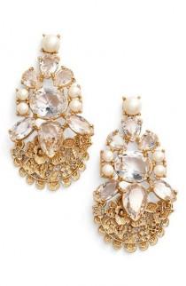 wedding photo - 'chantilly Gems' Crystal Drop Earrings