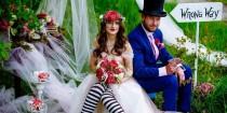 wedding photo - This 'Alice In Wonderland' Wedding Will Take You Down The Rabbit Hole