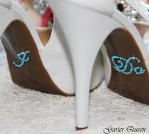 wedding photo - I DO Sticker for Bridal Shoes, Something Blue Rhinestone I Do Bridal Shoes Sticker, Crystal I Do Sticker Applique, I Do Shoe Applique