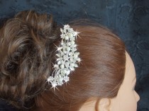 wedding photo -  Hair comb for Weddings, Pearl bridal hair comb, wedding hair accessories, bridal accessories, crystal hair comb for brides, haircomb