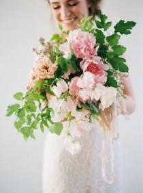 wedding photo - Floral Romance And Blush Peonies For A Spring Wedding