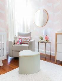 wedding photo - A Pink Bunny Nursery with Target & Emily Henderson