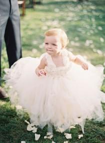 wedding photo - Adorable Baby Boy "Walks" Down The Aisle To Wait For Mom (The Bride!)