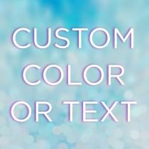 wedding photo - Add Custom Color or Text