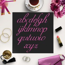 wedding photo -  Pink Glitter Alphabet Clipart / Pink Glitter Letters / Glitter Alphabet Clip Art / Pink Alphabet Letters / Coupon Code: BUY5FOR8
