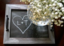 wedding photo - DIY Personalized Trays