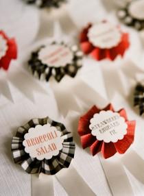 wedding photo - DIY Rosette Prize Ribbons from Snippet & Ink!