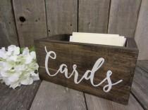 wedding photo - Wedding card box, rustic card box, Wood card box, wood card holder, rustic card holder, wedding card sign, card box, card holder, card sign