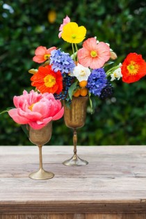 wedding photo - Spring Floral Centerpieces
