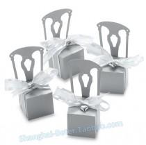 wedding photo -  12pcs銀色椅子喜糖盒子BETER-TH002席位卡爆款結婚桌卡時尚婚慶用品