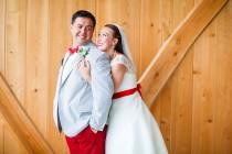 wedding photo - Isola Farms Florida Red White And Blue Wedding