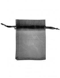 wedding photo - 20 Black Organza Bags 2.75×3.5’’(7x9cm),  Organza Favor Bags Wholesale,Drawstring Bags, Candy Bags,Jewelry Bags  BB0001-6
