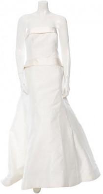 wedding photo - Carolina Herrera Strapless Wedding Gown