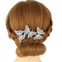 wedding photo -  Butterfly Bridal Hair Comb