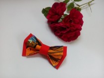 wedding photo -  Wedding BowTIE Red Yellow Bow tie Red Orange Ties Gift for Husband Gifts for Boyfriend Mens bow ties Groomsmen gift Brother's gifts TeensTie