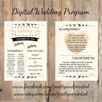 wedding photo - Digital Wedding Program