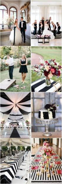 wedding photo - 45 Black And White Wedding Ideas To Love