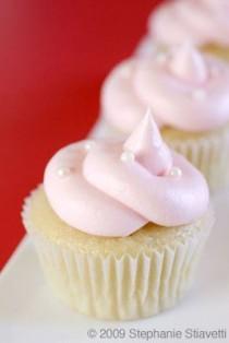 wedding photo - Gluten Free Pink Champagne Cupcakes