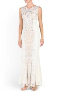 wedding photo - Bridal Long Lace Gown