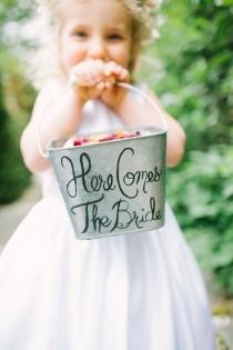 wedding photo - The Cutest Flower Girl Accessories And Inspiration