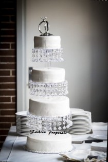 wedding photo - Sale Bling Cupcake Tower 4 tiers. Cupcake stand. Crystal cupcake stand. Wedding cupcake stand. Crystal cake stand. Cake stand tower