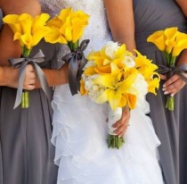 wedding photo -  Yellow Summer Flowers