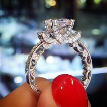 wedding photo - Verragio Engagement Rings With Jaw Dropping Profiles