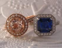 wedding photo - Custom Design: Legacy-Inspired Diamond Halo Ring