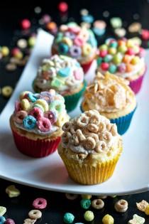 wedding photo - Erica's Sweet Tooth  » Breakfast Cereal Cupcakes