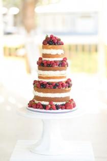 wedding photo - Raspberry   Striped Wedding Inspiration