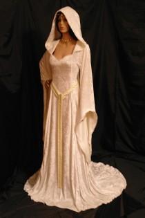 wedding photo - elven dress, pixie dress, medieval dress, renaissance dress, FAIRY dress, girdle belt, custom made