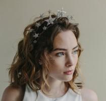 wedding photo - This celestial rhinestone bridal crown is straight from the stars